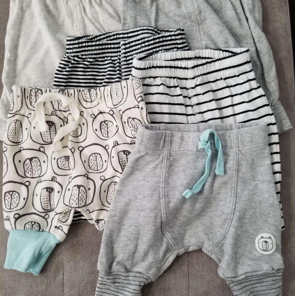 6 pairs newborn pants